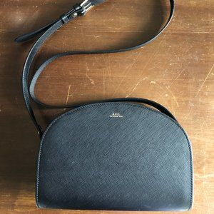 Black APC Demi-Lune Bag